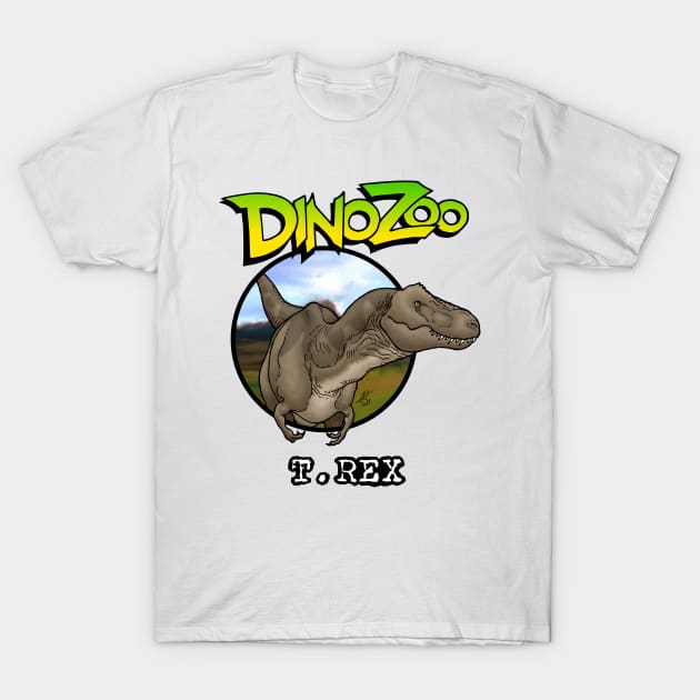 DinoZoo: T. rex T-Shirt by PaleoFantasies